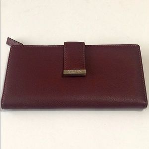 Kenneth Cole Reaction Dark Red Large Wallet